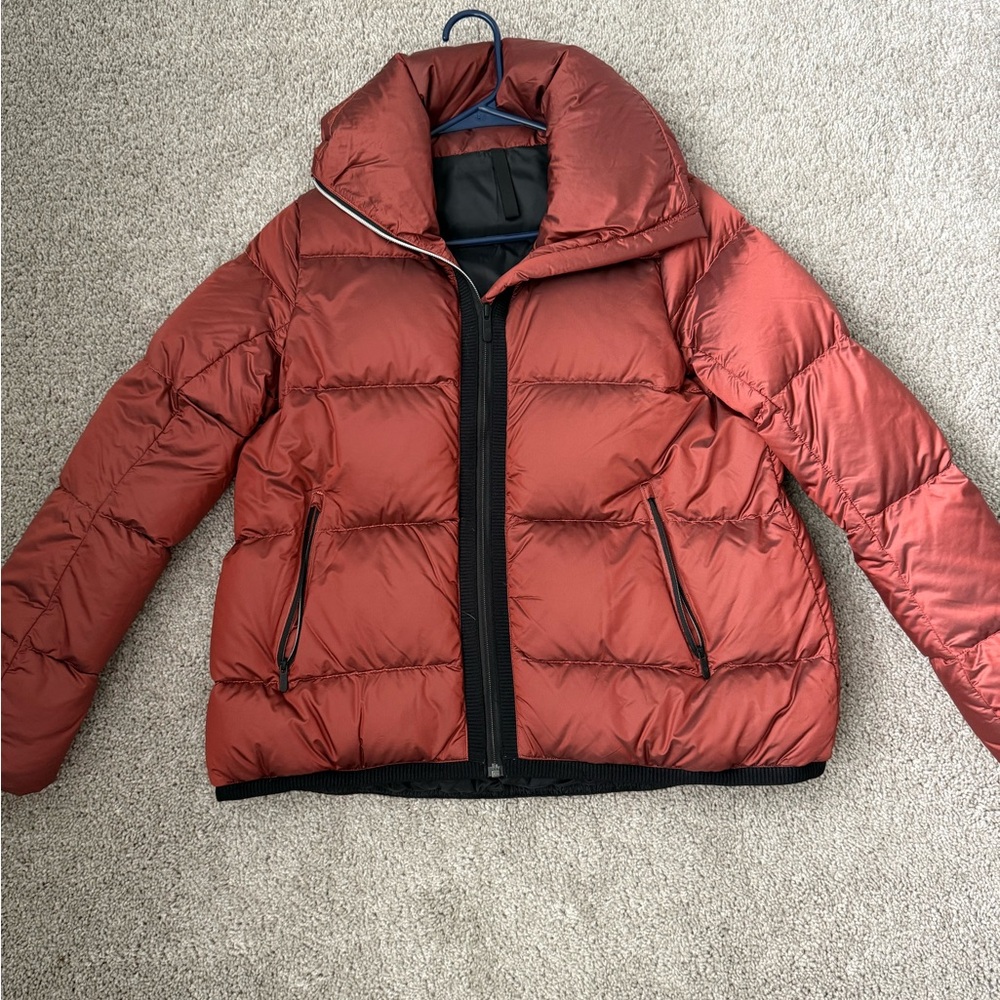Warm Rust Puffer Jacket - image 1